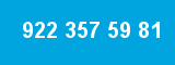 922 357 59 81